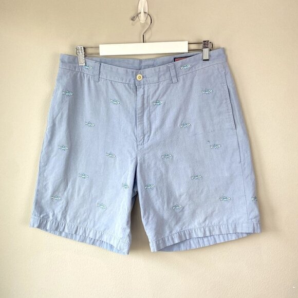 Vineyard Vines Embroidered Fish Shorts 35 - Picture 1 of 8
